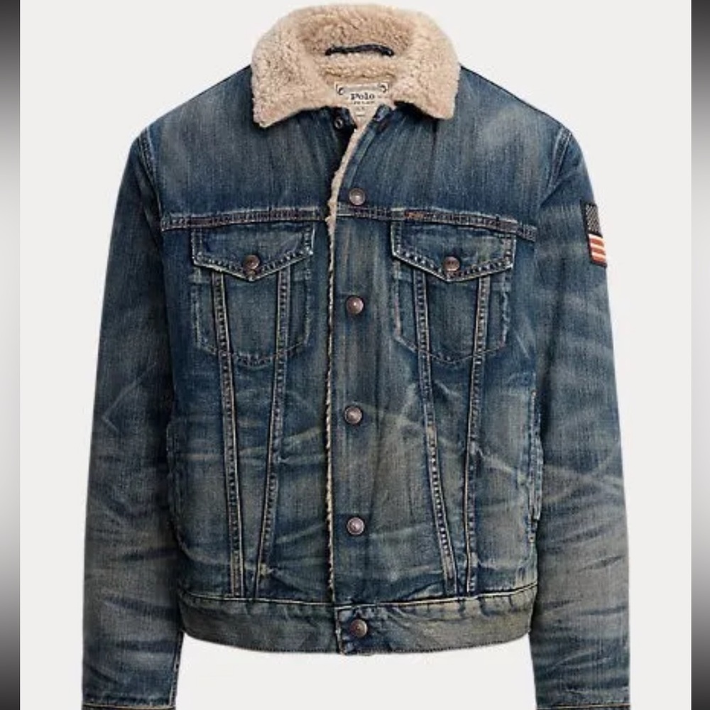 Fleece-Lined Trucker Jacket